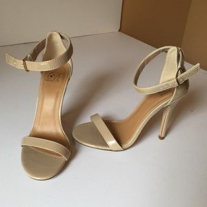 Nude Open Heels